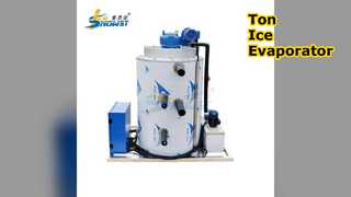 Ton Ice Flaker-verdamperinstallatie