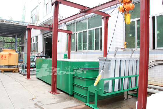5 Ton Containerized Block Ice Machine dat Systeem met de Vorm van het Roestvrij staalijs maakt