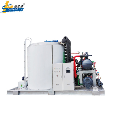 kopen Automatische 40 ton zeewater industriële vlok-ijsmachine voor voedselconservering online manufacture