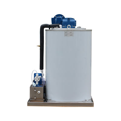 kopen Goed ontworpen 3 ton zeewater vlokken ijs verdamper trommel machine op boot voor vis bevroren online manufacture