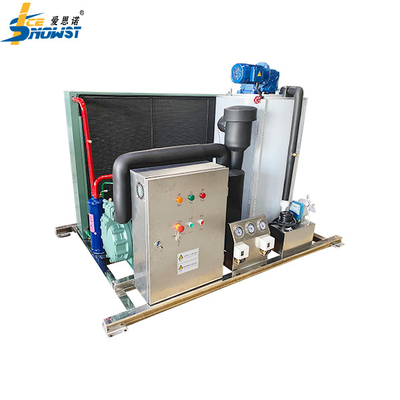 CE 2,5 ton Marine Flake Ice Machine Commerciële Flake Ice Maker 380v 50hz 3p