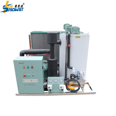 Energiebesparende 3 ton zoetwatervlok-ijsmachine