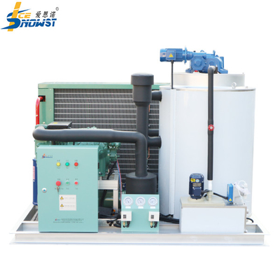 ICESNOW 5 ton zoutwater zoetwater vlokken ijsmachine multifunctionele installatie