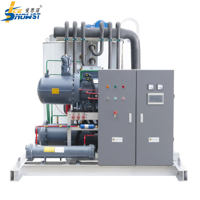 20 ton Marine Commercial Flake Ice Maker Machine voor de voedselverwerking van vis, garnalen