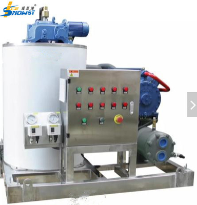 10 ton zeewatervlokje-ijsmachine commerciële ijsflaker