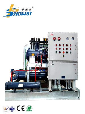 30 Ton Freshwater Flake Ice Machine PLC Controle voor Chemische Industrie