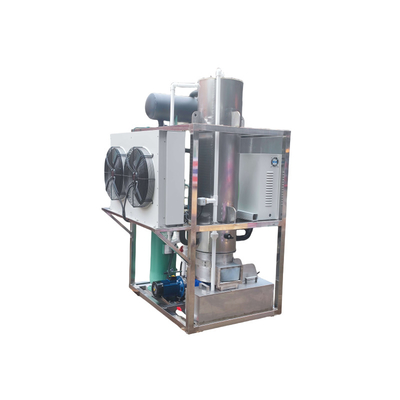 PLC-besturingssysteem buis-ijsmachine roestvrijstalen verdamper buisvormige ijsmachine
